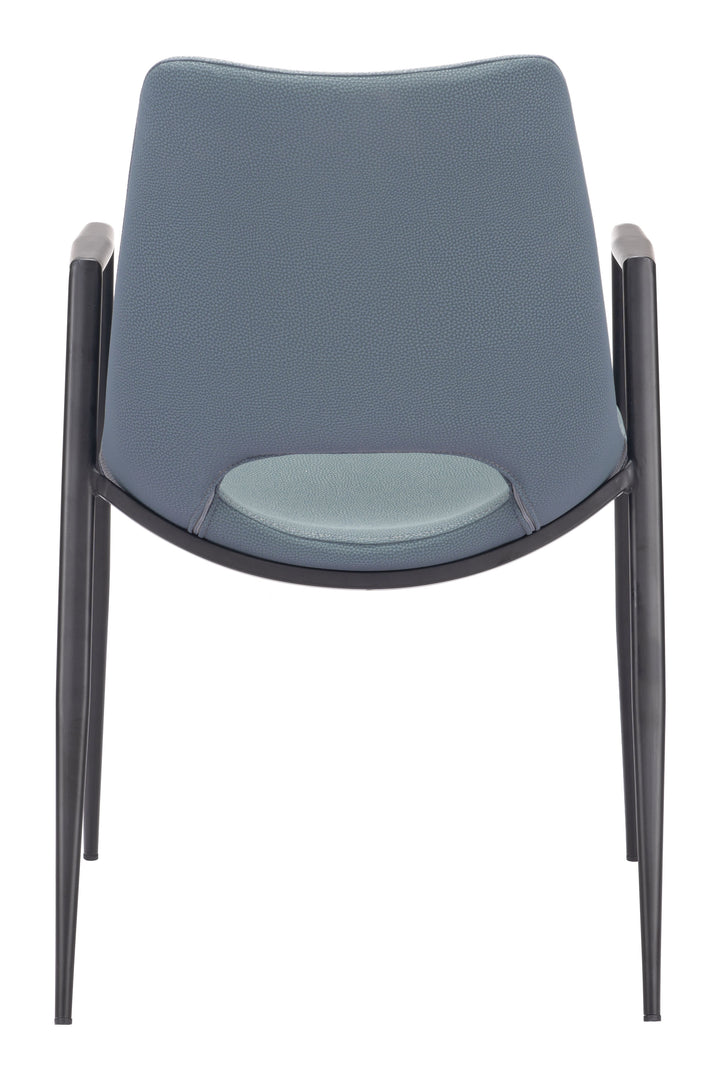 Zuo Desi Dining Chair (Set of 2) Azure Gray