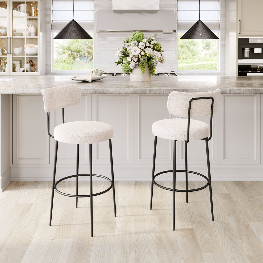 Zuo Blanca Barstool (Set of 2) Ivory