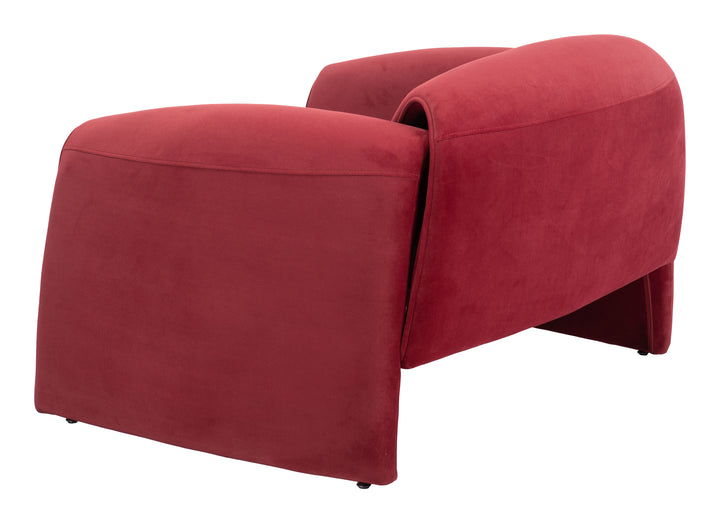 Zuo Horten Accent Chair Red