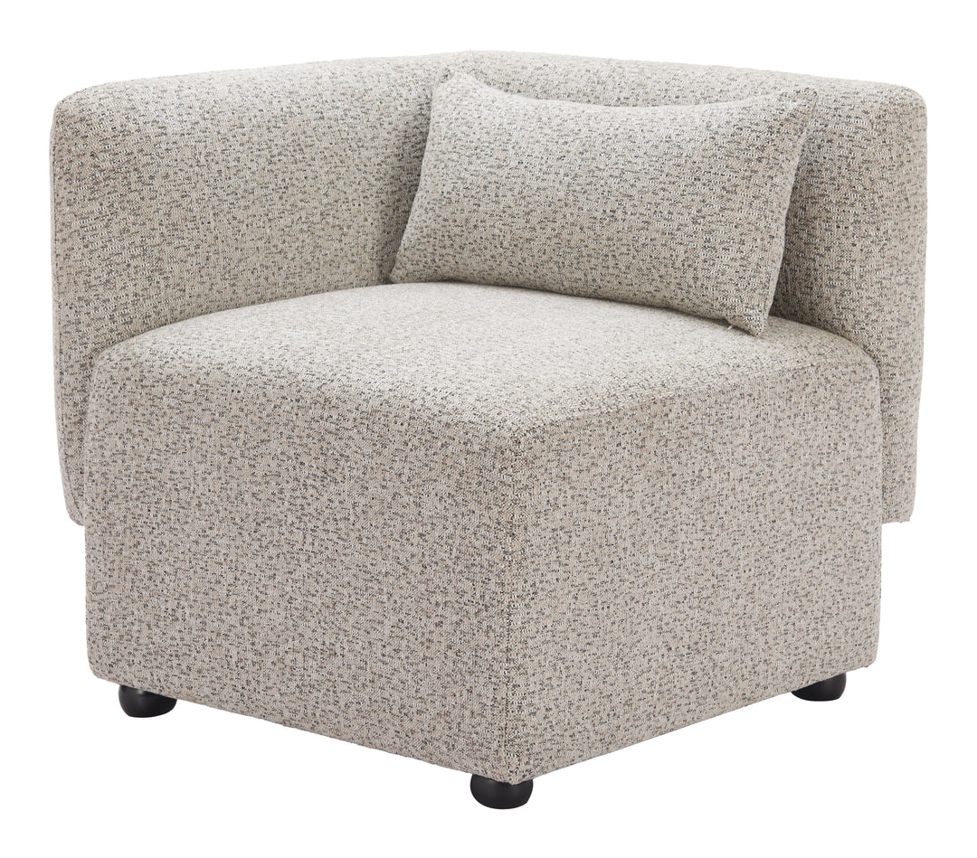 Zuo Simu Corner Chair Dune Greige