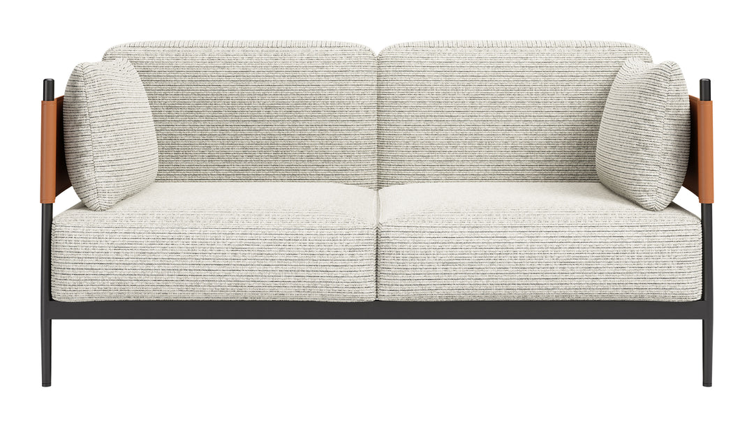 Zuo Stirbe Loveseat Gray