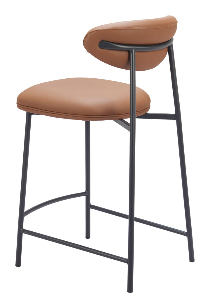 Zuo Rorun Counter Stool (Set of 2) Brown
