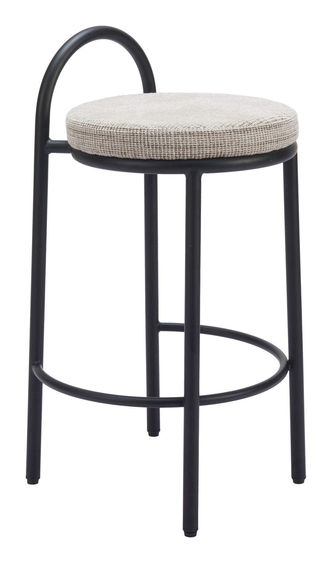 Zuo Sisal Counter Stool (Set of 2) Beige Tweed