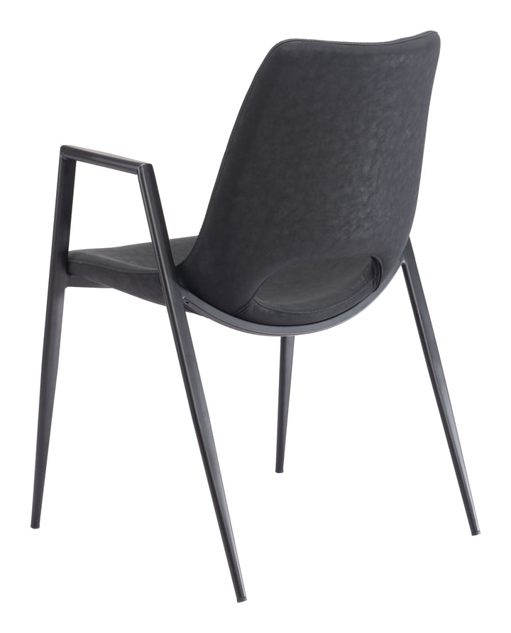 Zuo Desi Dining Chair (Set of 2) Black