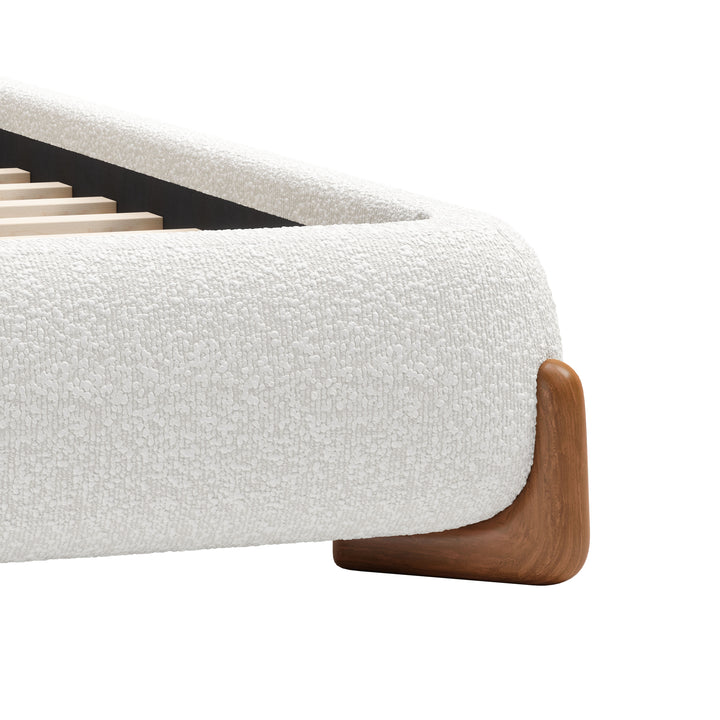 Zuo Baris Queen Bed Ivory