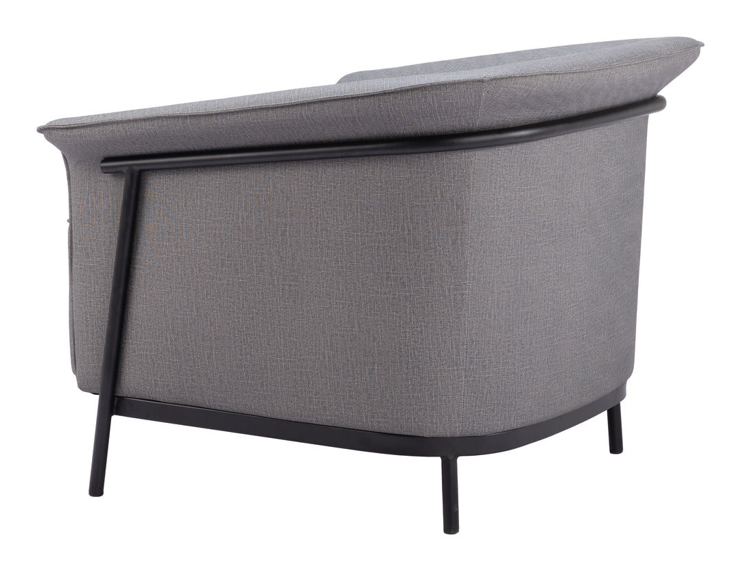 Zuo Burry Accent Chair Slate Gray