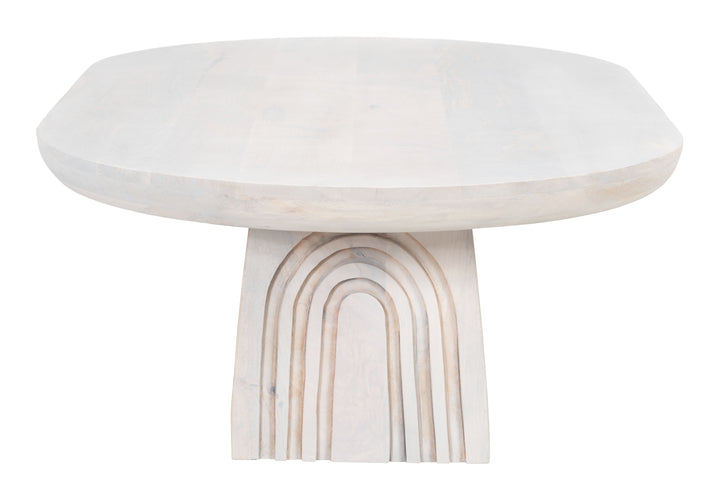 Zuo Gihak Coffee Table Whitewashed