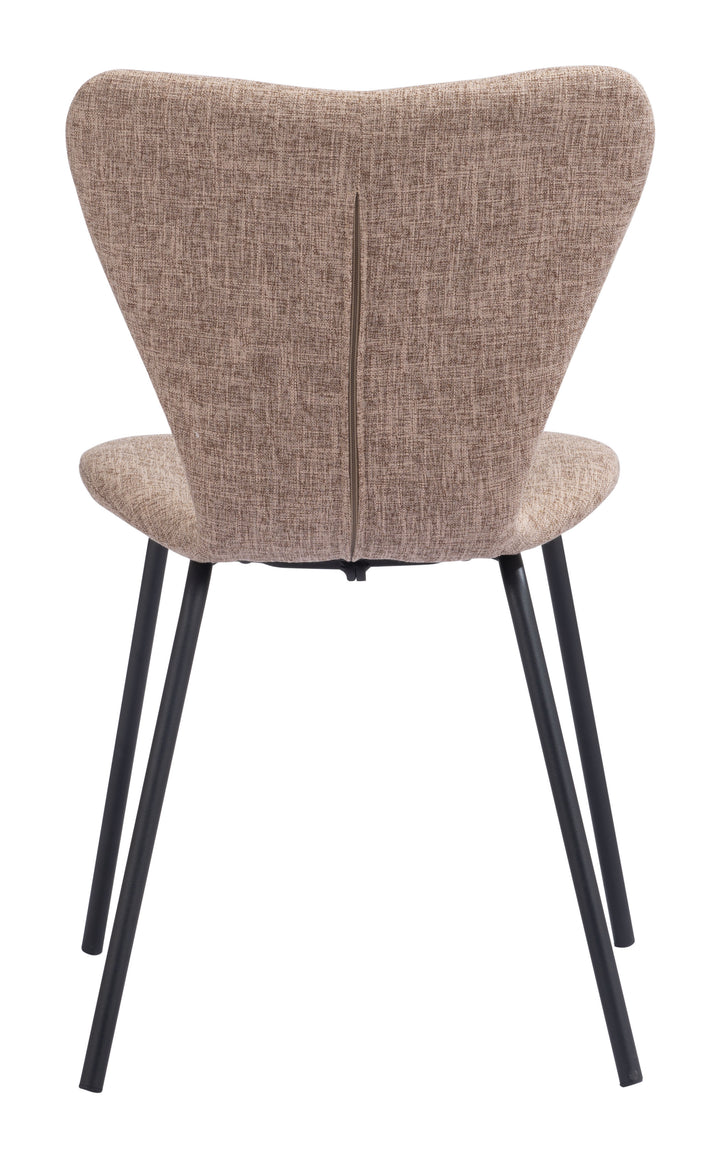 Zuo Tollo Dining Chair (Set of 2) Brown