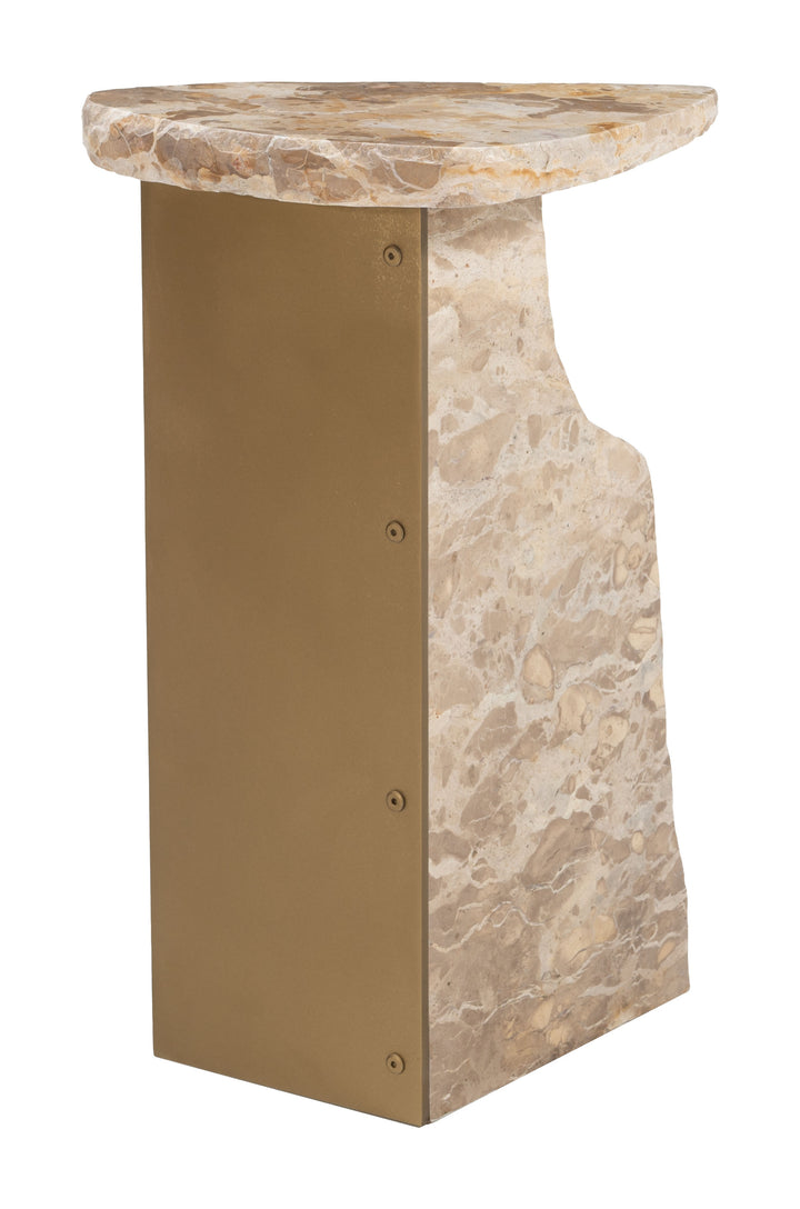Zuo Surya Side Table Beige