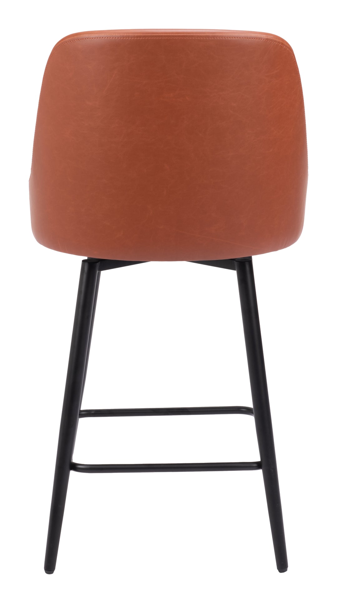 Zuo Keppel Swivel Counter Stool Brown