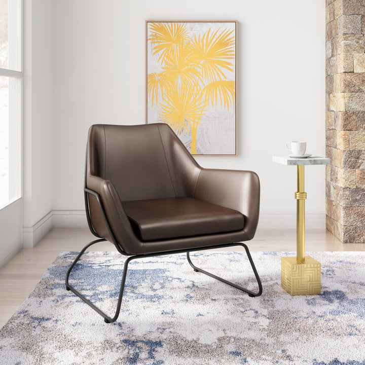 Zuo Jose Accent Chair Brown