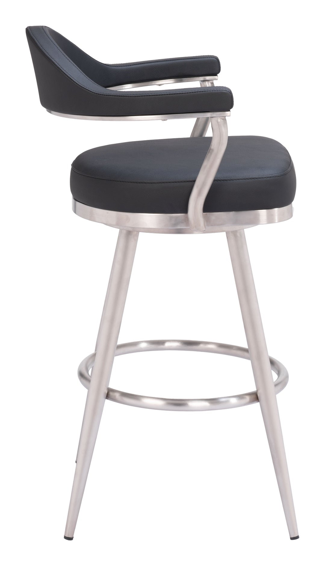 Zuo Vagur Swivel Barstool Black