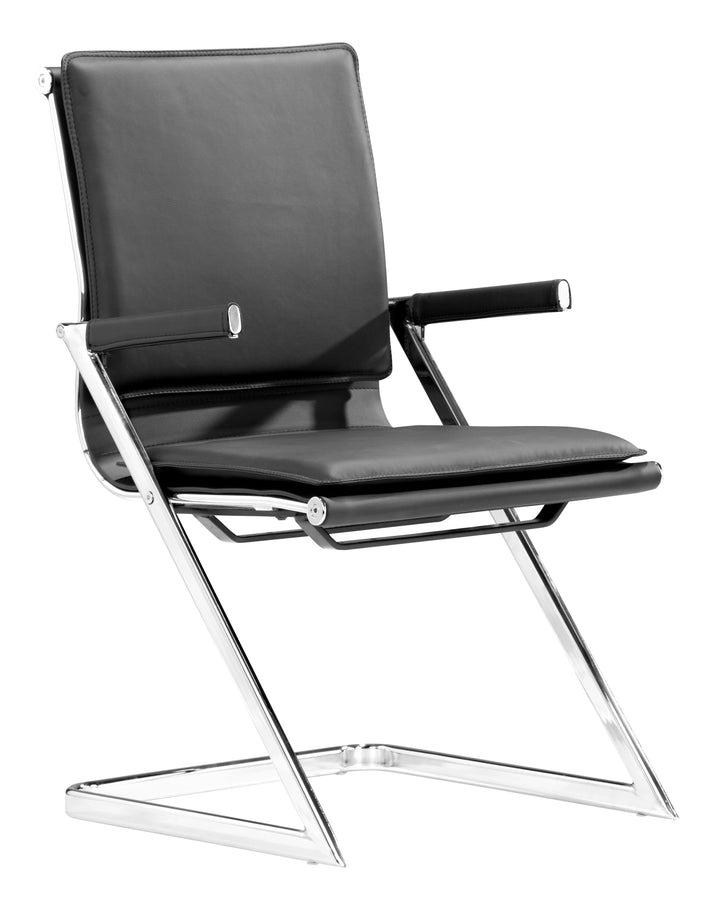 Zuo Lider Plus Conference Chair (Set of 2) Black