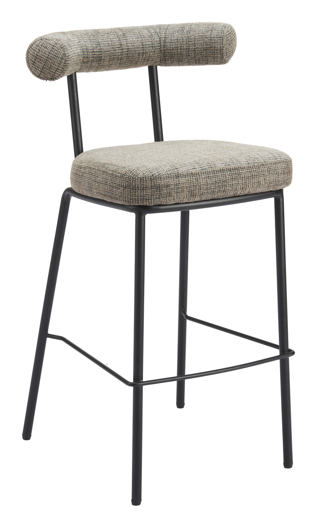 Zuo Kede Barstool Green Tweed