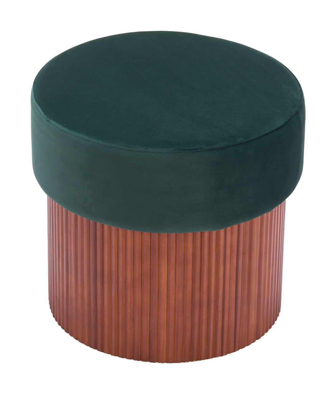 Zuo Boto Storage Ottoman Green