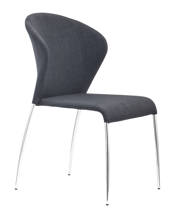 Zuo Oulu Dining Chair (Set of 4) Graphite