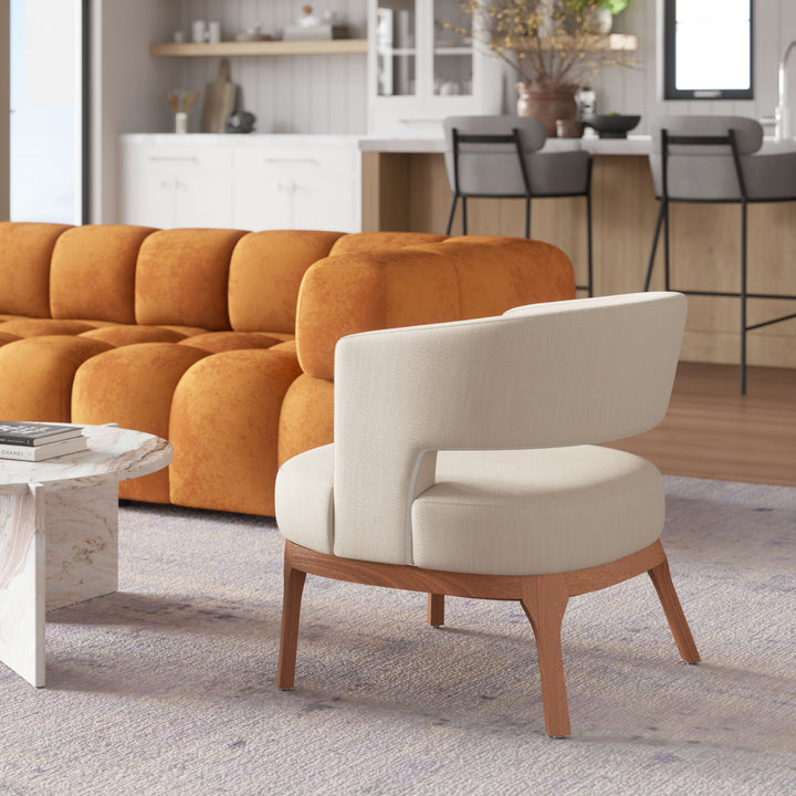 Zuo Penryn Accent Chair Beige