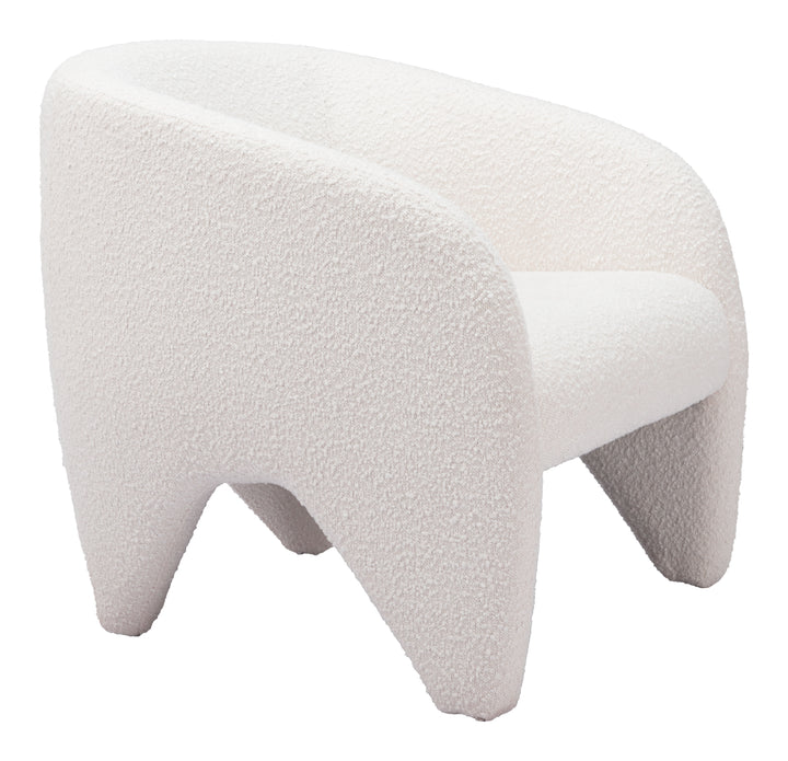 Zuo Lopta Accent Chair White
