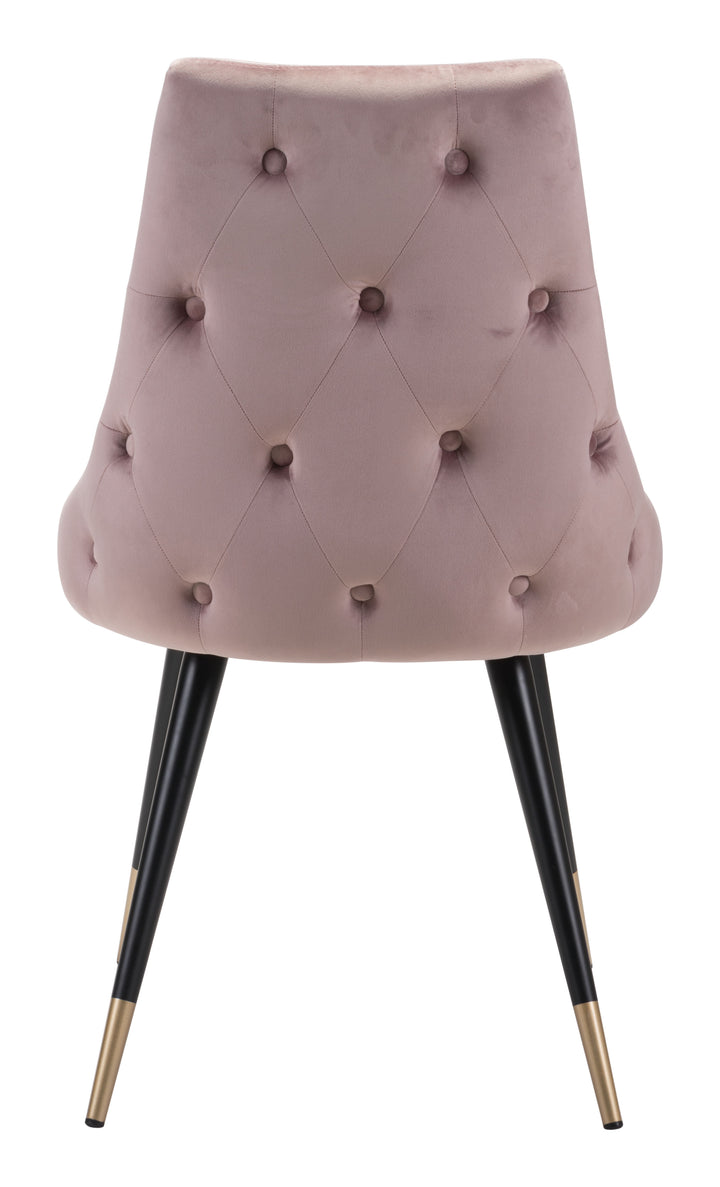 Zuo Piccolo Dining Chair (Set of 2) Pink
