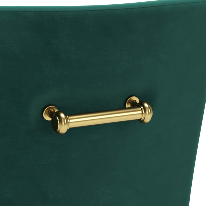 Zuo Maxine Dining Chair Green & Gold