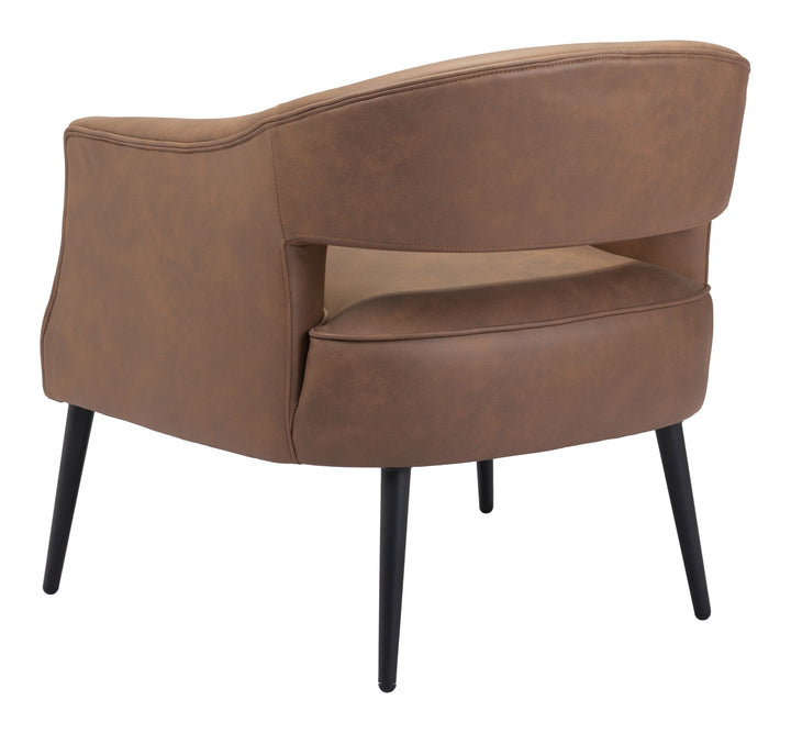 Zuo Berkeley Accent Chair Vintage Brown