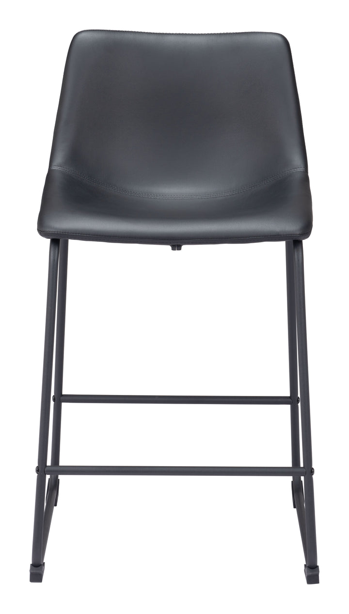 Zuo Smart Counter Stool (Set of 2) Black