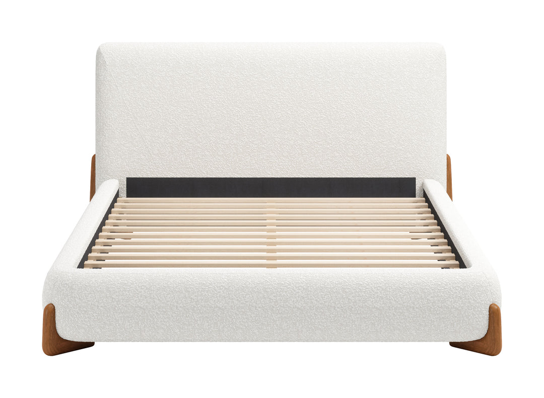 Zuo Baris Queen Bed Ivory