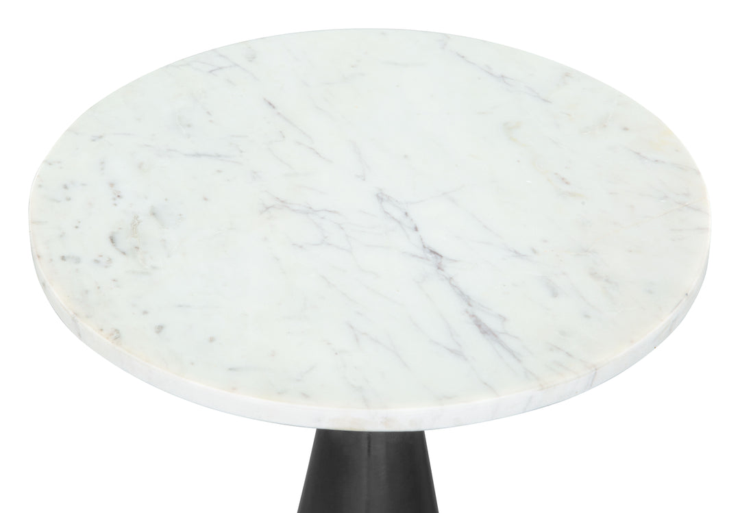 Zuo Tim Side Table White & Black