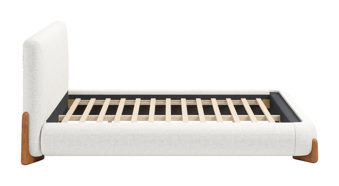 Zuo Baris Queen Bed Ivory