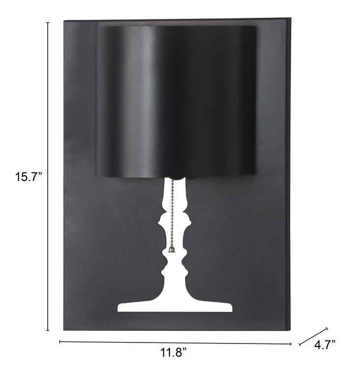 Zuo Dream Wall Lamp Black
