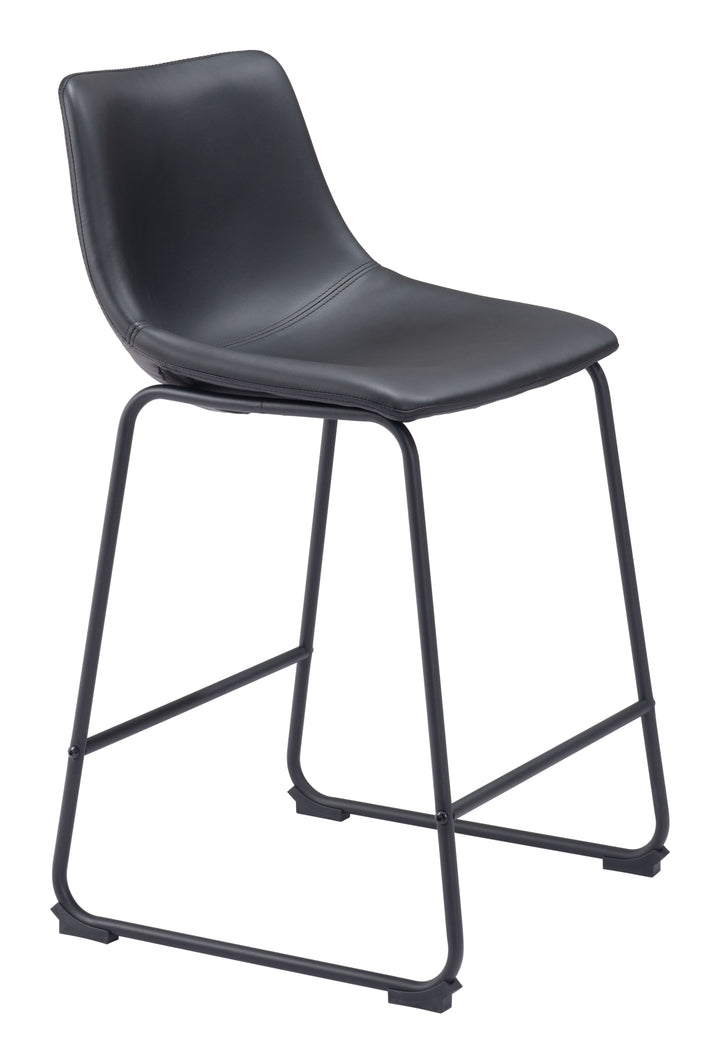 Zuo Smart Counter Stool (Set of 2) Black