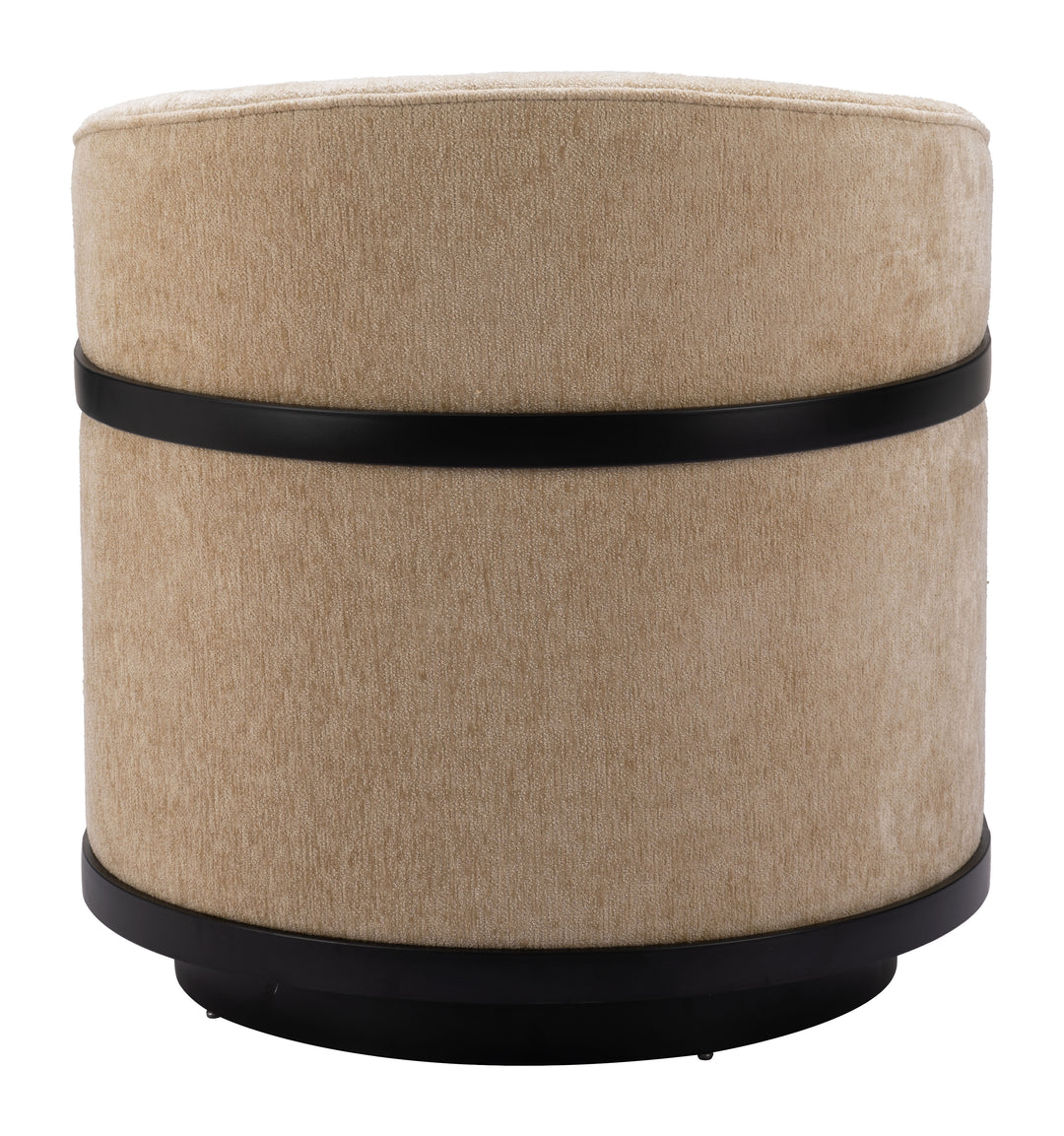 Zuo Hanko Swivel Chair Golden Beige