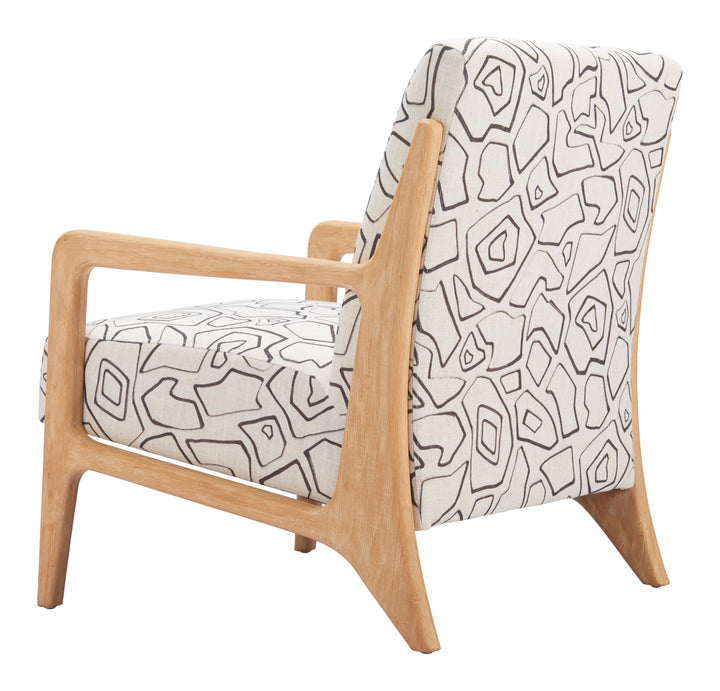 Zuo Runa Accent Chair Beige & Natural