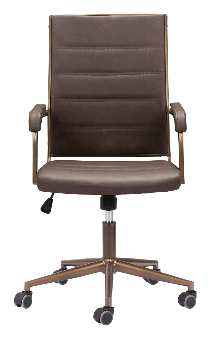 Zuo Auction Office Chair Espresso