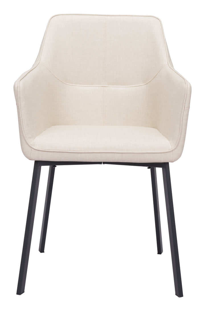 Zuo Adage Dining Chair (Set of 2) Beige