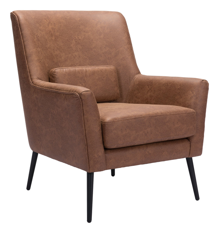 Zuo Ontario Accent Chair Vintage Brown