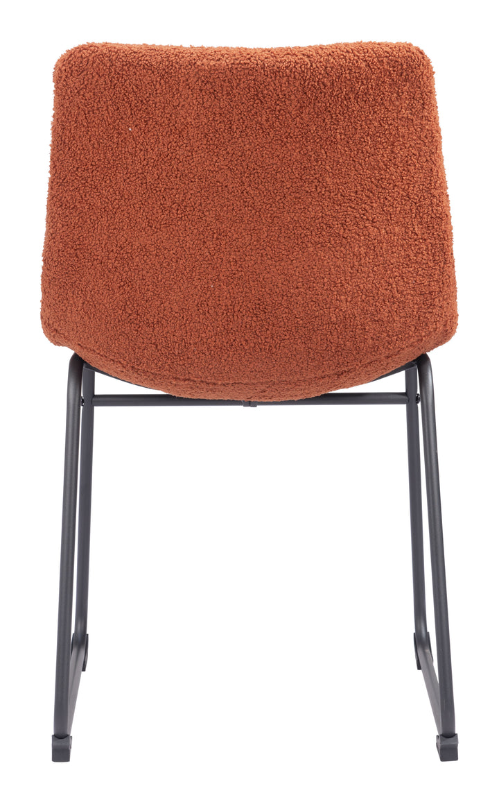 Zuo Smart Dining Chair (Set of 2) Burnt Orange