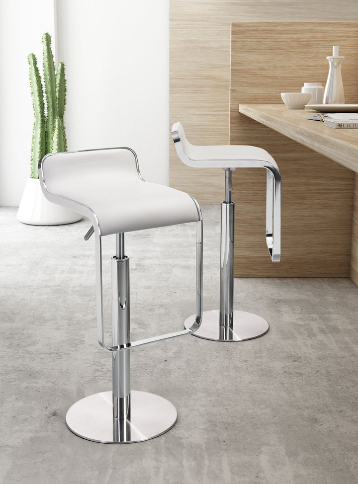 Zuo Equino Barstool White