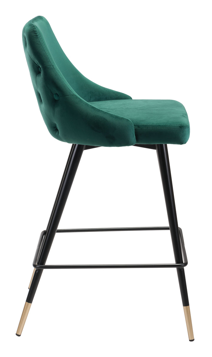 Zuo Piccolo Counter Stool Green