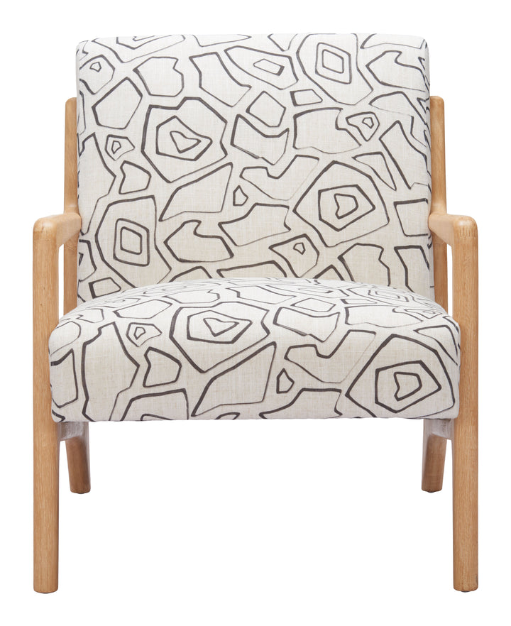 Zuo Runa Accent Chair Beige & Natural