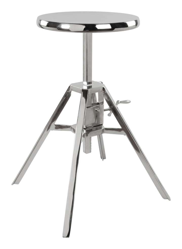 Zuo Mercy Counter Stool Silver
