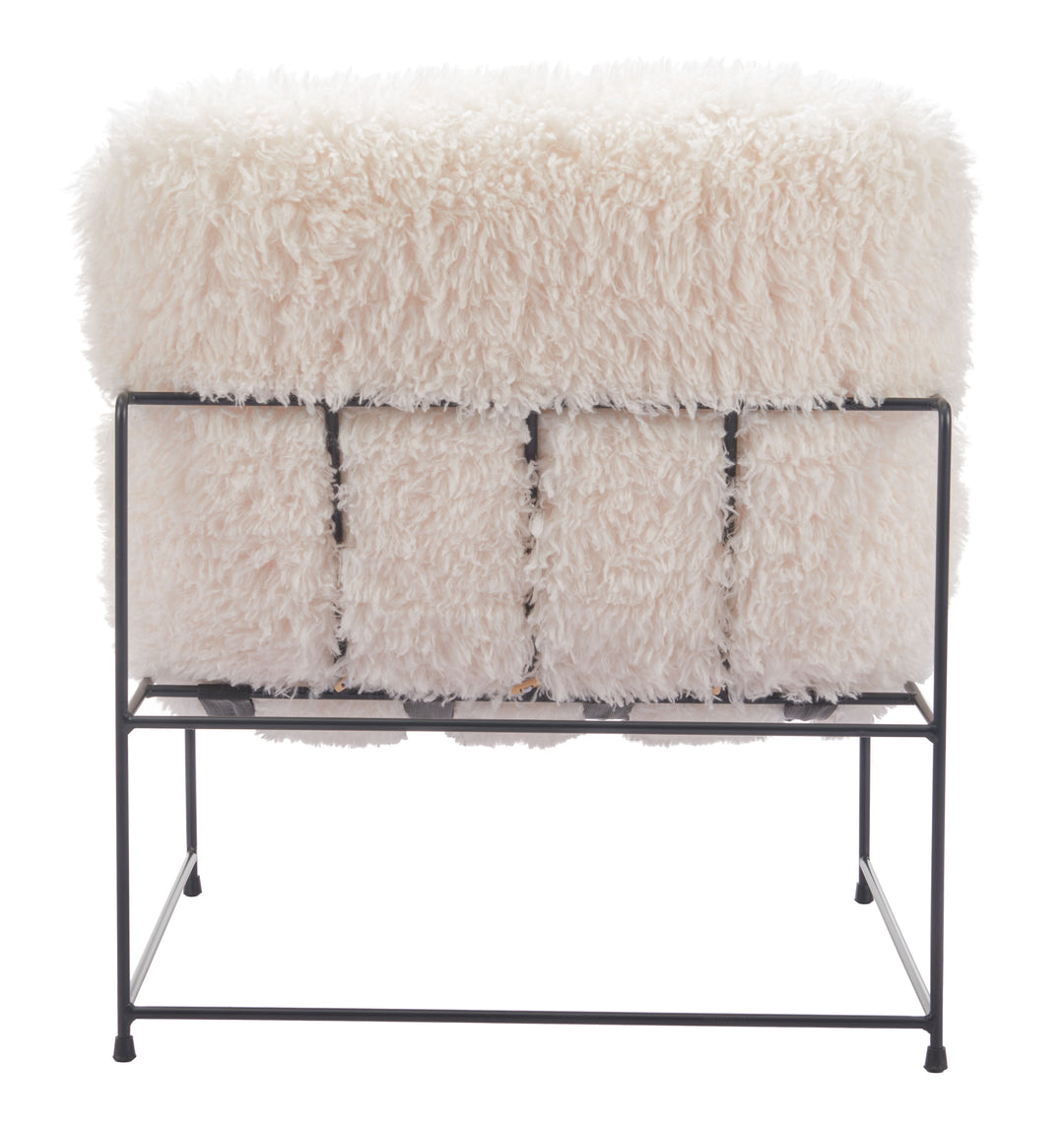Zuo Pelut Accent Chair White