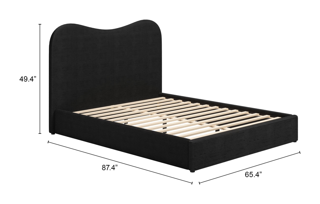 Zuo Sele Queen Bed Black