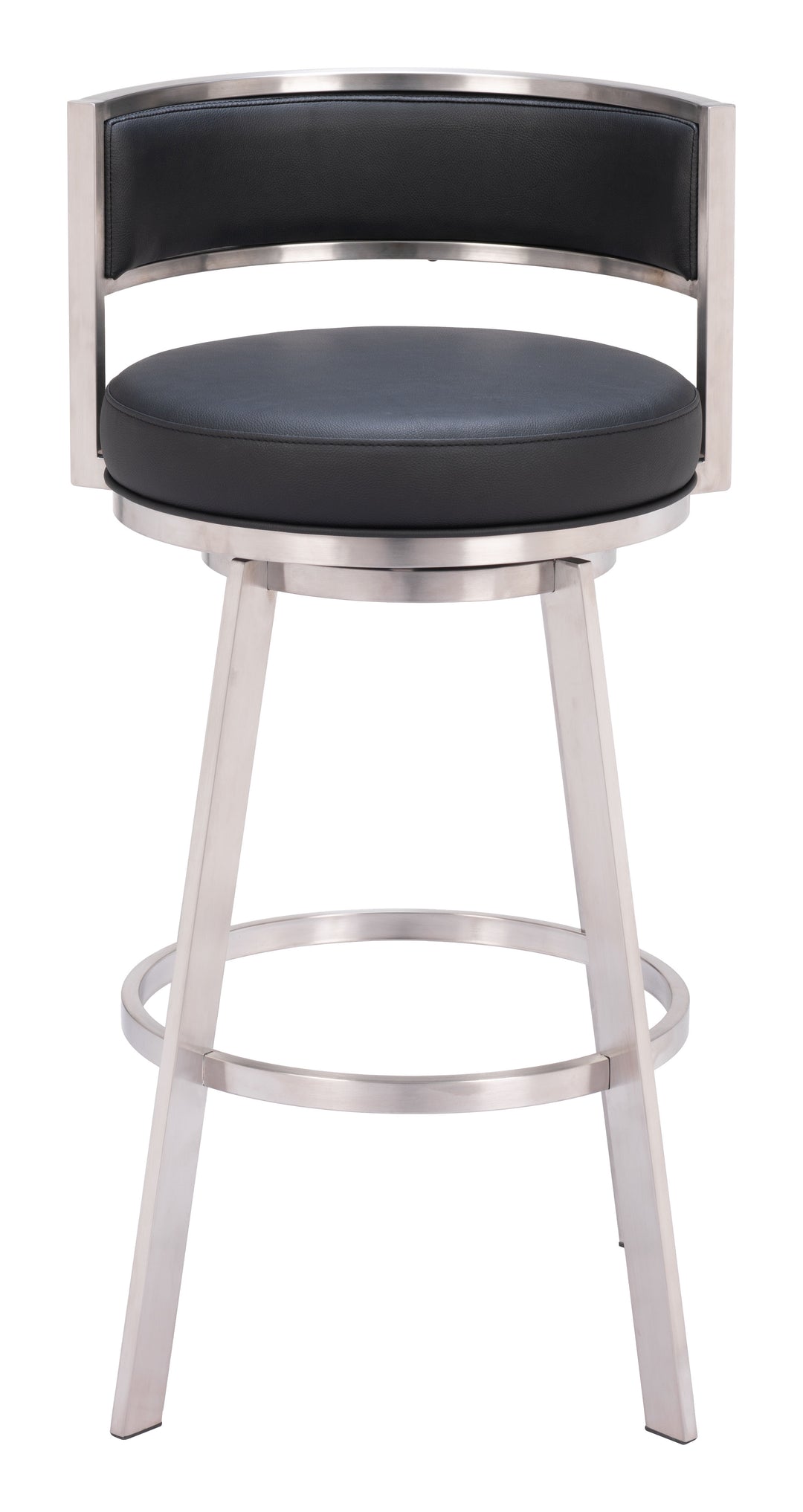 Zuo Gimsby Swivel Barstool Black