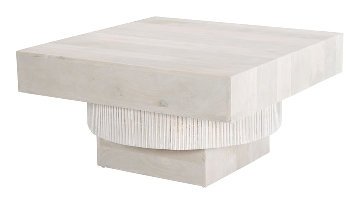 Zuo Trani Coffee Table Whitewashed