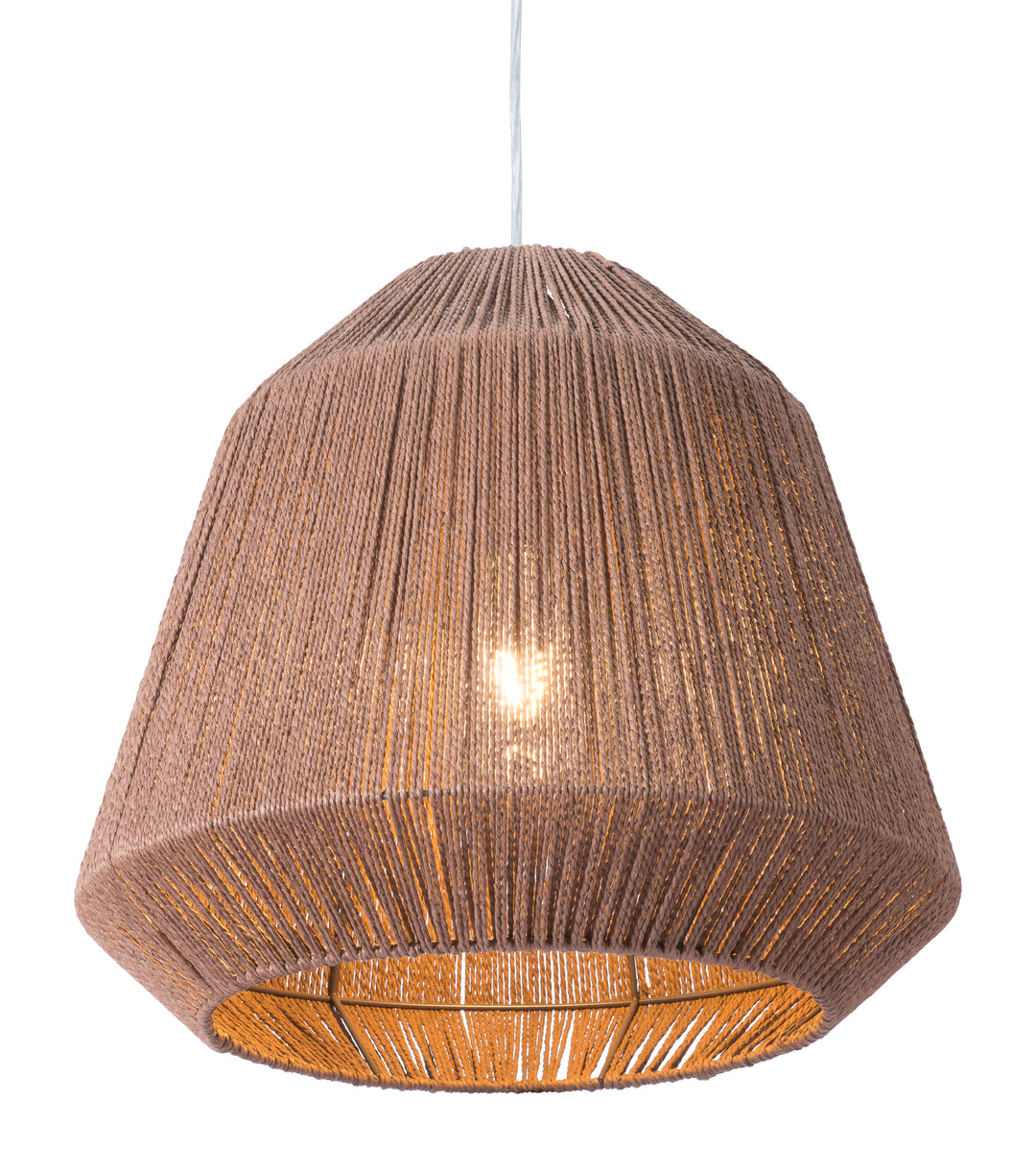 Zuo Impala Ceiling Lamp Brown