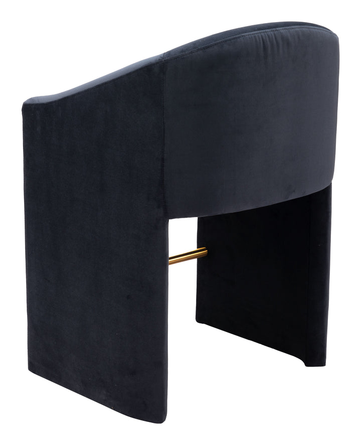 Zuo Emas Counter Stool Midnight Gray