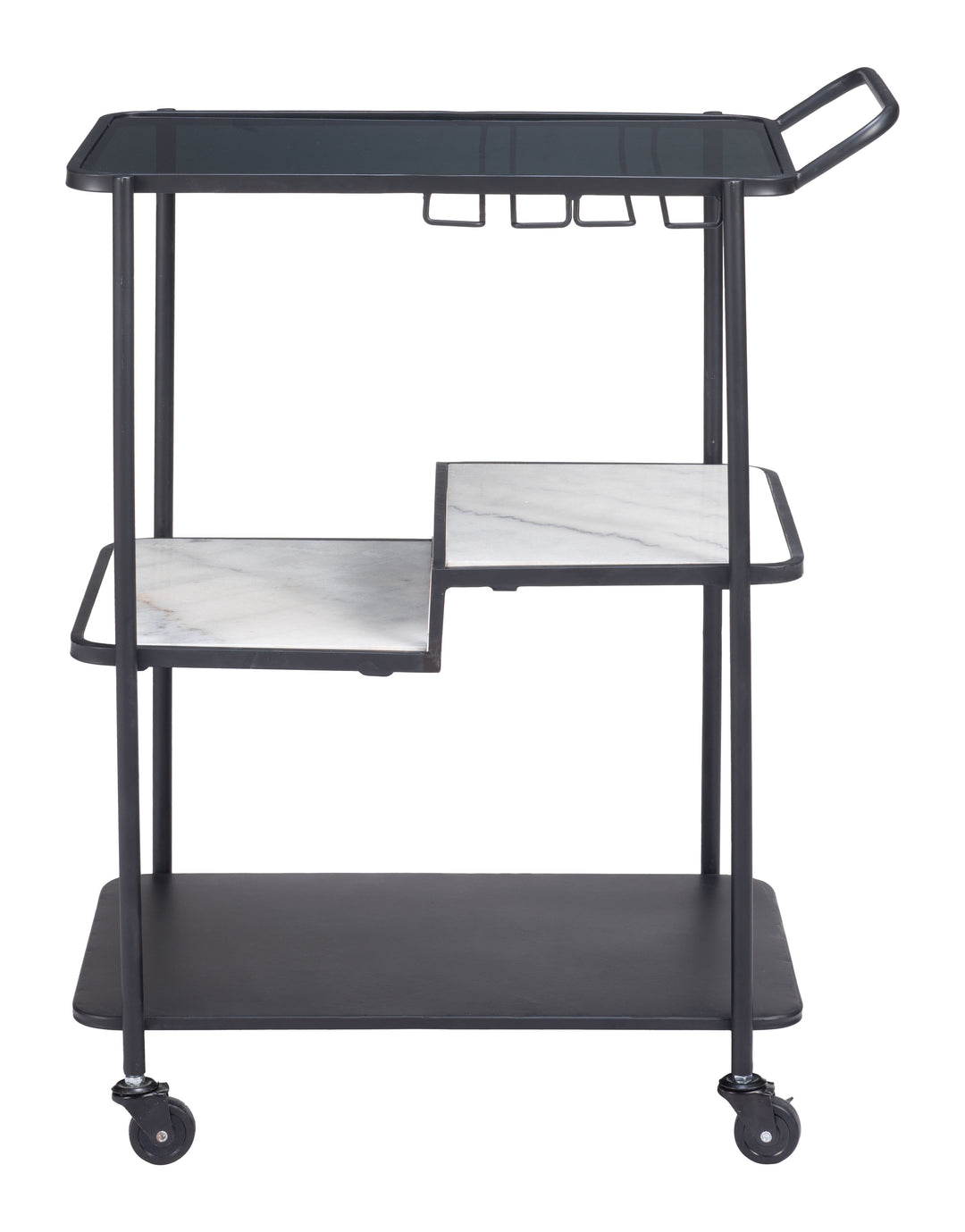 Zuo Constanza Bar Cart Black