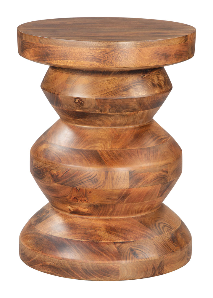 Zuo Kerala Side Table Walnut