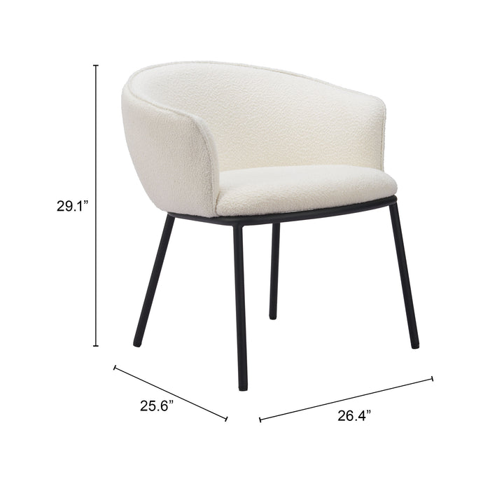 Zuo Essen Dining Chair Ivory
